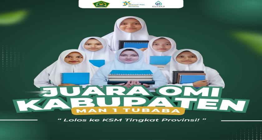 Siswa MAN 1 Tubaba Raih Juara OMI Tingkat Kabupaten dan Lolos ke KSM Provinsi